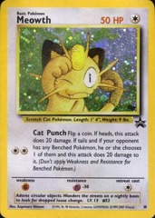 Meowth #10 Cosmo Holo Promo - Game Boy Exclusive